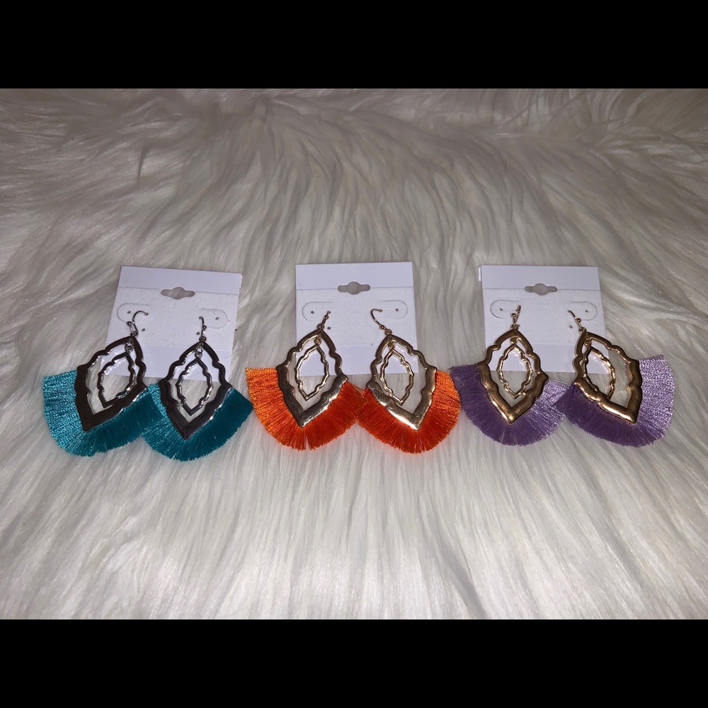 UNUSED beautiful mota earrings ✨